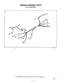 05 - Wiring Harness parts for Whirlpool Oven RB2000XKW2 from AppliancePartsPros.com