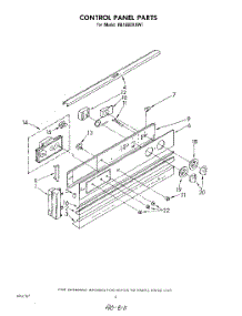 03 - Control Panel , Literature And Optional parts for Whirlpool Oven RB1000XKW1 from AppliancePartsPros.com