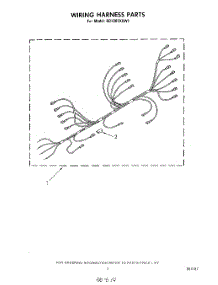 05 - Wiring Harness parts for Whirlpool Oven RB1000XKW1 from AppliancePartsPros.com
