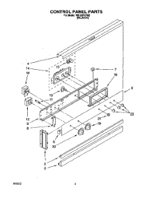 02 - Control, Literature / Optional parts for Whirlpool Oven RB120PXYB2 from AppliancePartsPros.com
