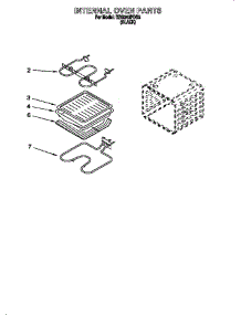 Internal Oven parts for Whirlpool Oven RBS240PDB0 from AppliancePartsPros.com
