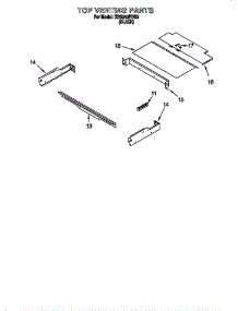 Top Venting parts for Whirlpool Oven RBS240PDB0 from AppliancePartsPros.com