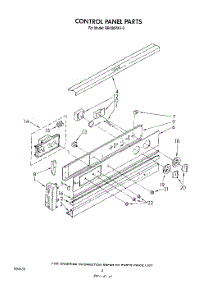 03 - Control Panel , Literature And Optional parts for Whirlpool Oven RB100PXV0 from AppliancePartsPros.com