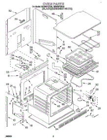 02 - Oven parts for Whirlpool Oven RB260PXBB0 from AppliancePartsPros.com