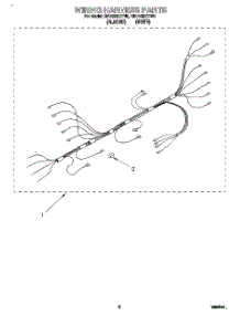 04 - Wiring Harness parts for Whirlpool Oven RB1005XYN5 from AppliancePartsPros.com
