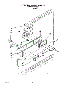 02 - Control Panel, Lit / Optional parts for Whirlpool Oven RB120PXYB3 from AppliancePartsPros.com
