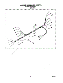 04 - Wiring Harness parts for Whirlpool Oven RB120PXYB3 from AppliancePartsPros.com