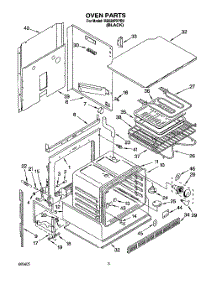 02 - Oven, Literature parts for Whirlpool Oven RB220PXYB3 from AppliancePartsPros.com
