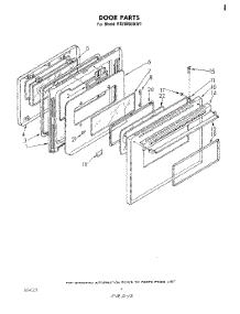 04 - Section parts for Whirlpool Oven RB2600XKW1 from AppliancePartsPros.com