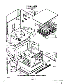 03 - Oven parts for Whirlpool Oven RB265PXK1 from AppliancePartsPros.com