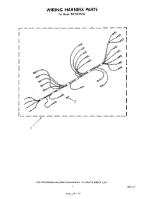 05 - Wiring Harness parts for Whirlpool Oven RB1200XKW2 from AppliancePartsPros.com