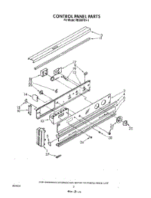 02 - Section parts for Whirlpool Oven RB266PXV1 from AppliancePartsPros.com