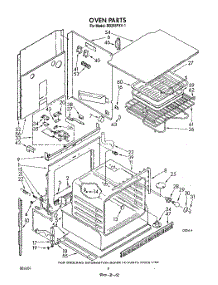 03 - Section parts for Whirlpool Oven RB266PXV1 from AppliancePartsPros.com