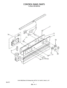 03 - Control Panel Parts parts for Whirlpool Oven RB1000XVW2 from AppliancePartsPros.com