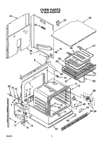03 - Oven, Lit / Optional parts for Whirlpool Oven RB220PXYB0 from AppliancePartsPros.com
