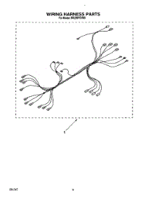 05 - Wiring Harness parts for Whirlpool Oven RB220PXYB0 from AppliancePartsPros.com