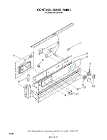 03 - Control Panel , Lit / Optional parts for Whirlpool Oven RB1200XVW2 from AppliancePartsPros.com
