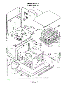 03 - Section parts for Whirlpool Oven RB260PXK0 from AppliancePartsPros.com