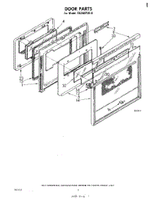 04 - Section parts for Whirlpool Oven RB260PXK0 from AppliancePartsPros.com