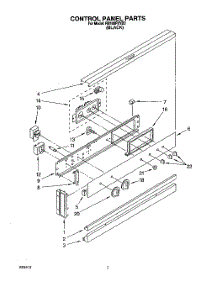 02 - Control Panel, Lit / Optional parts for Whirlpool Oven RB100PXYB3 from AppliancePartsPros.com