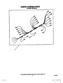 05 - Wiring Harness parts for Whirlpool Oven RB100PXV3 from AppliancePartsPros.com
