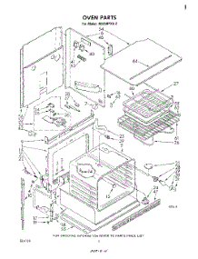 03 - Oven parts for Whirlpool Oven RB260PXK2 from AppliancePartsPros.com