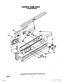 03 - Control Panel, Lit / Optional parts for Whirlpool Oven RB120PXV3 from AppliancePartsPros.com