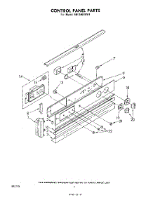 03 - Control Panel , Literature And Optional parts for Whirlpool Oven RB1200XKW1 from AppliancePartsPros.com