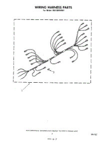 05 - Wiring Harness parts for Whirlpool Oven RB1200XKW1 from AppliancePartsPros.com