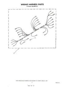05 - Wiring Harness parts for Whirlpool Oven RB100PXK2 from AppliancePartsPros.com
