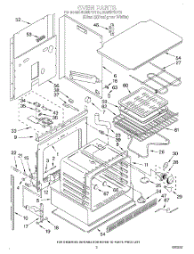 02 - Oven parts for Whirlpool Oven RB260PXYB1 from AppliancePartsPros.com