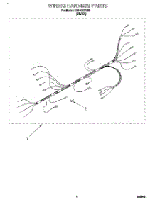 04 - Wiring Harness parts for Whirlpool Oven RB100PXYB5 from AppliancePartsPros.com