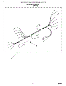 04 - Wiring Harness parts for Whirlpool Oven RB120PXYB5 from AppliancePartsPros.com