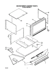 07 - Microwave Cabinet, Optional parts for Whirlpool Oven RM278BXV7 from AppliancePartsPros.com