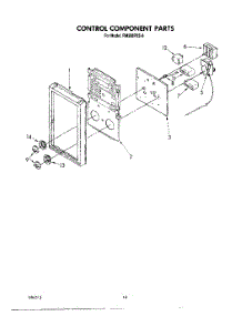09 - Control Component parts for Whirlpool Oven RM288PXS9 from AppliancePartsPros.com