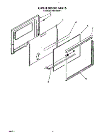 03 - Ovendoor parts for Whirlpool Oven RM278BXV5 from AppliancePartsPros.com
