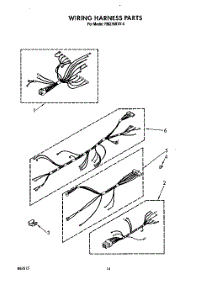 09 - Wiring Harness parts for Whirlpool Oven RM278BXV5 from AppliancePartsPros.com