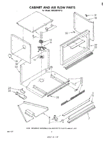 03 - Cabinet And Airflow parts for Whirlpool Oven RM288PXP0 from AppliancePartsPros.com