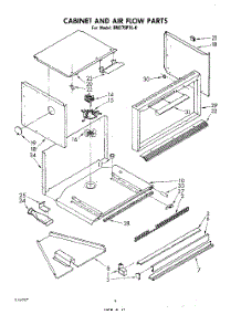 03 - Cabinet And Airflow parts for Whirlpool Oven RM275PXL0 from AppliancePartsPros.com
