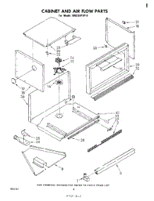 03 - Cabinet And Airflow parts for Whirlpool Oven RM255PXP0 from AppliancePartsPros.com