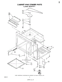 05 - Cabinet And Stirrer parts for Whirlpool Oven RM255PXP0 from AppliancePartsPros.com
