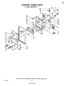 07 - Control Panel parts for Whirlpool Oven RM255PXP0 from AppliancePartsPros.com