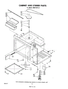 06 - Cabinet And Stirrer parts for Whirlpool Oven RM275PXL0 from AppliancePartsPros.com