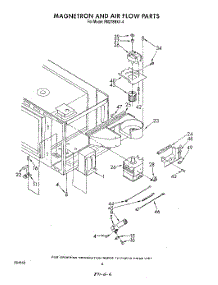 05 - Magnetron And Air Flow parts for Whirlpool Oven RM278BXV4 from AppliancePartsPros.com
