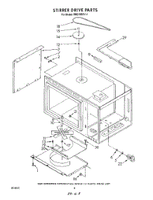 06 - Stirrer Drive parts for Whirlpool Oven RM278BXV4 from AppliancePartsPros.com
