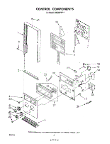 04 - Control Components parts for Whirlpool Oven RM288PXP1 from AppliancePartsPros.com