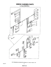 10 - Wiring Harness , Literature And Optional parts for Whirlpool Oven RM275PXL0 from AppliancePartsPros.com