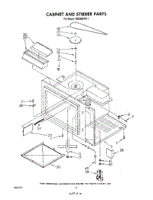06 - Cabinet And Stirrer parts for Whirlpool Oven RM288PXP1 from AppliancePartsPros.com