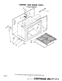 08 - Cabinet And Hinge parts for Whirlpool Oven RM288PXP1 from AppliancePartsPros.com
