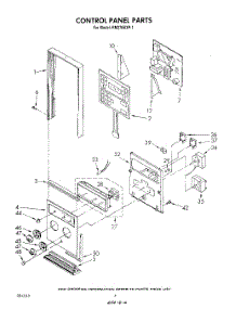 04 - Control Panel parts for Whirlpool Oven RM278BXP1 from AppliancePartsPros.com